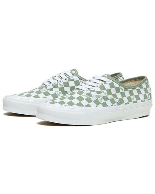 Vans White Og Authentic Lx 'Checkerboard for men