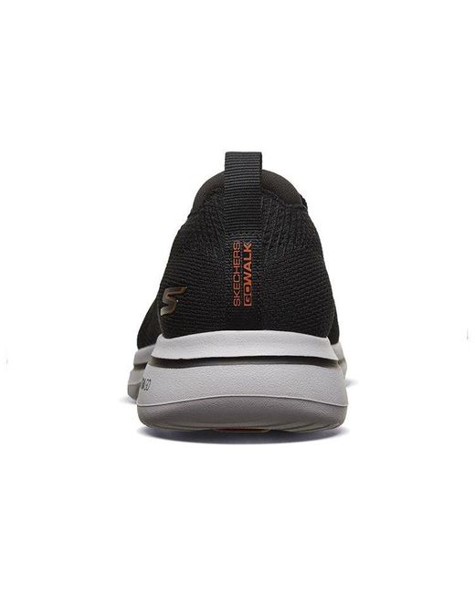 Skechers Black Go Walk 5 Low-Top Loafers for men