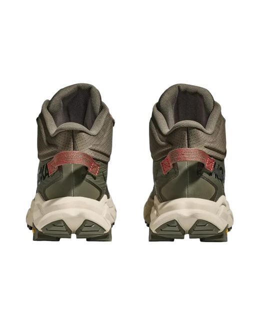 Hoka One One Brown Trail Code Gore-Tex 'Castlerock Persimmon' for men
