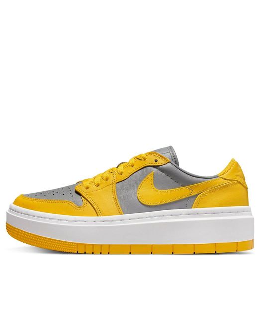 Nike Yellow (Wmns) 1 Elevate Low 'Cement Varsity Maize'