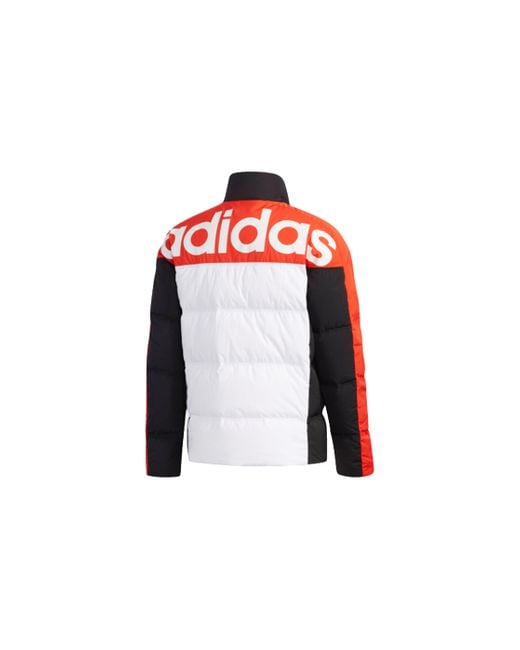 Adidas Blue Neo M Ut Puffer Back Large Logo Casual Down Jacket for men