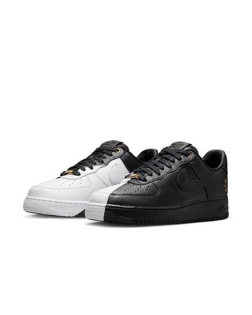 Nike Black Air Force 1 Low 'Anniversary Edition' for men