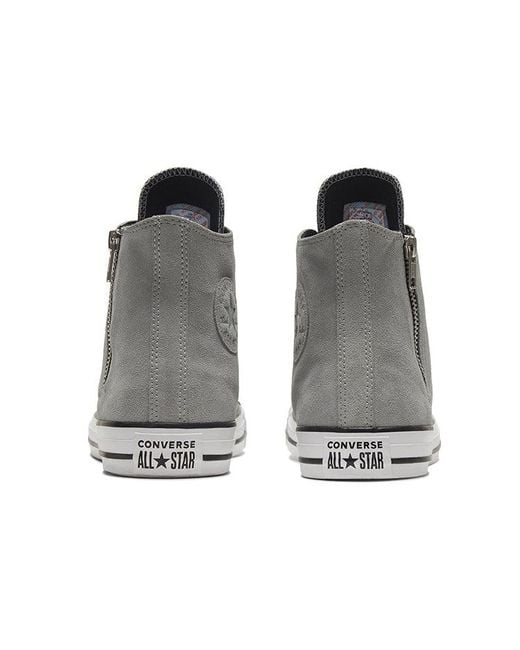 Converse Gray Chuck Taylor All Star 'Charcoal Zipper' for men