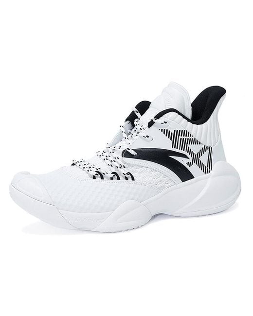 Anta White Basketball Series Sneakers Mid for men
