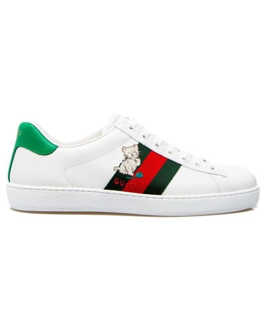 Gucci White Ace 'Kitten' for men