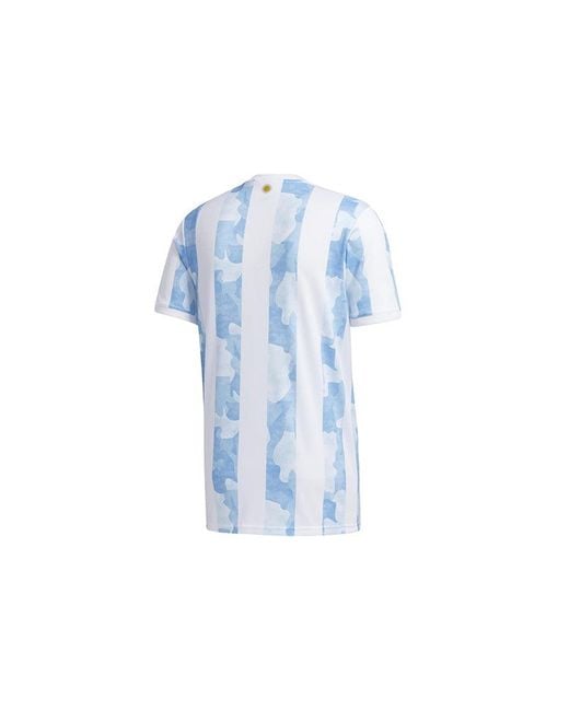 Adidas Blue Sw Fan Edition 21 Home Soccer Jersey Asia Sizing 'Messi' for men