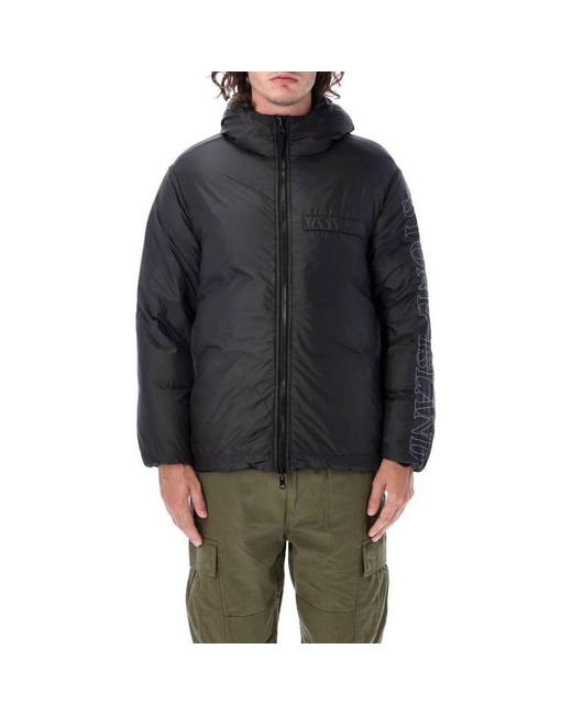 Stone Island Blue Naslan Down Tc Garment Dyed Jacket for men