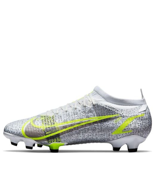 Nike Green Mercurial Vapor 14 Pro Fg 'Metallic Volt' for men