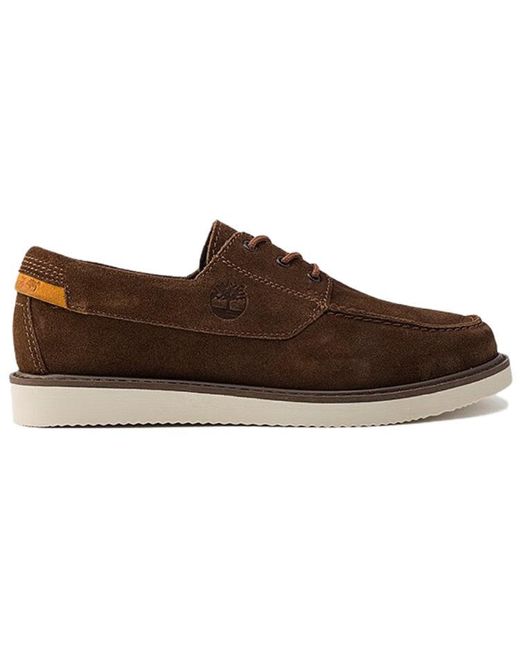 Timberland Brown Newmarket Ii Boat Shoes for men