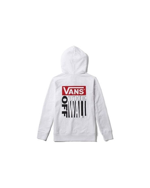 Vans White Back Printing Pattern Casual Couple Style for men