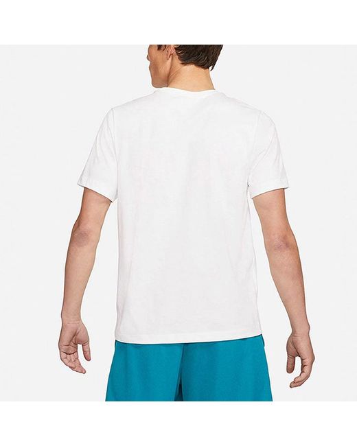 Nike White As Nk Oc Ssnl Fran Swsh Tee for men