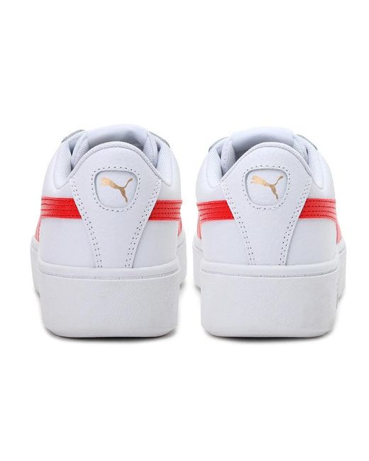 PUMA White (Wmns) Vikky Stacked Leisure Sneakers