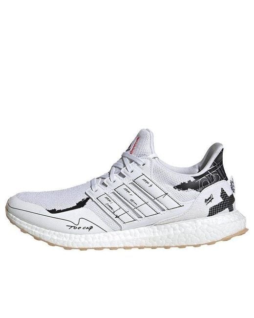 Adidas White Ultraboost Clima 'Schematic for men