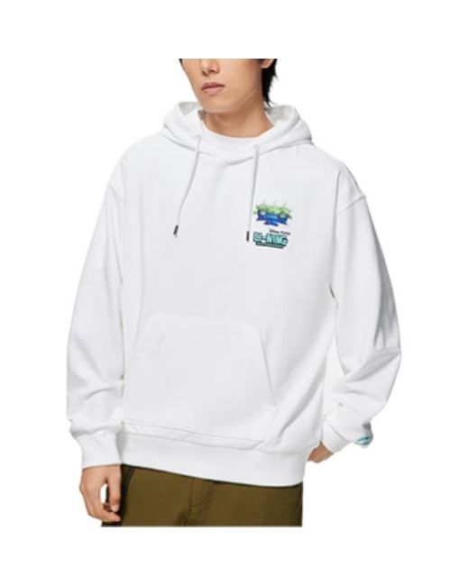 Li-ning White X Disney Toy Story Graphic Hoodie for men