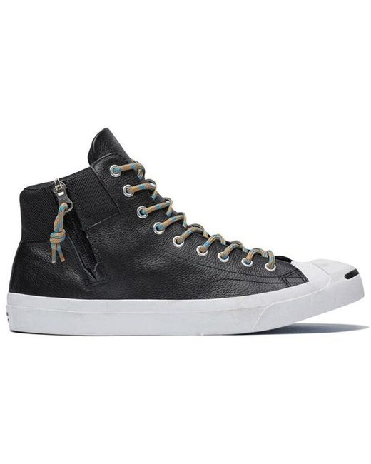 靴 Converse Jack Purcell Hi Black Converse Jack Purcell Hi in Black for Men | Lyst