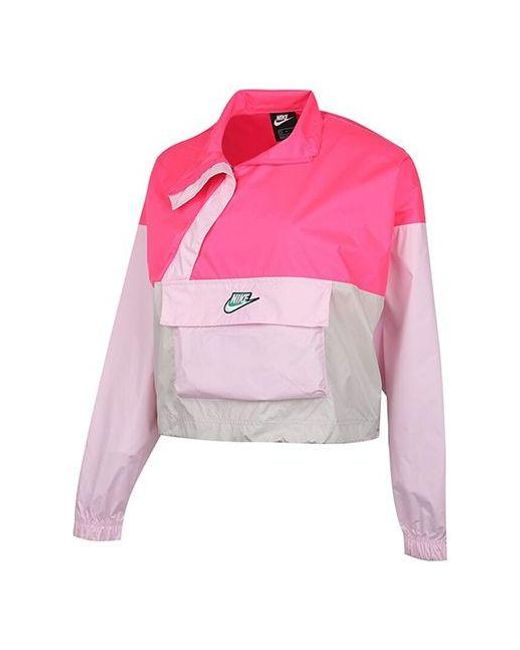 Nike Pink (Wmns) Sportswear Woven Anorak