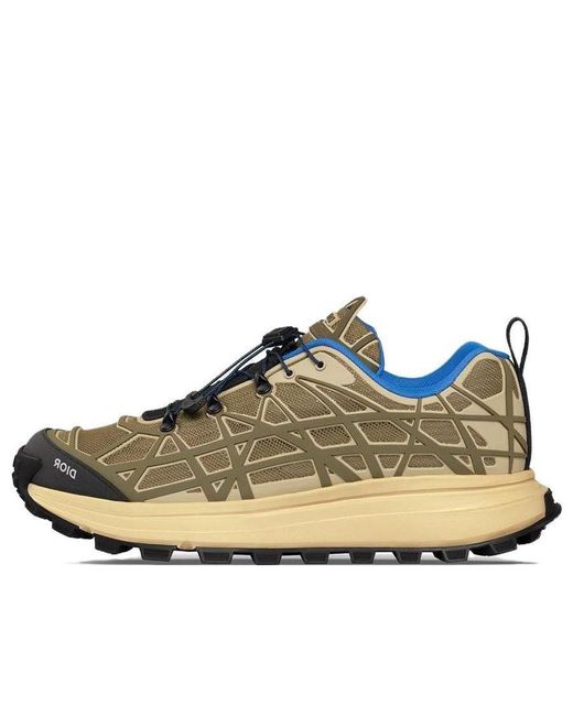 Dior Blue B31 Runner Sneaker Brown Technical Mesh And Khaki for men