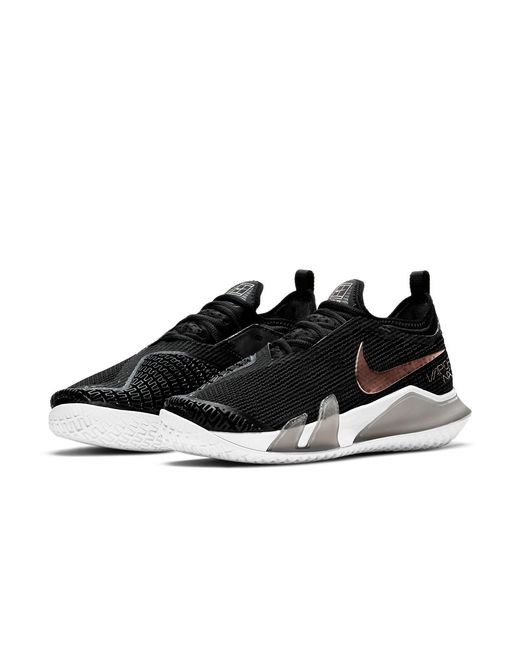 Nike Black (Wmns) Court React Vapor Nxt Metallic Bronze'