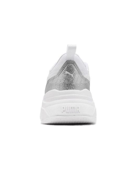 PUMA White (Wmns) Cassia 'Distressed