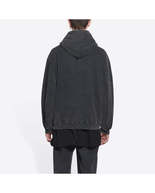 Balenciaga Black Sporty B Hoodie Medium Fit for men