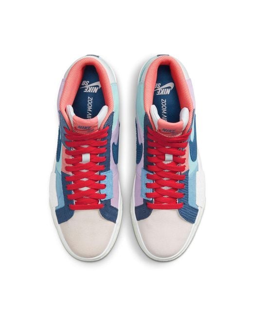 Nike Blue Zoom Blazer Mid Premium Sb 'Mosaic Pack for men