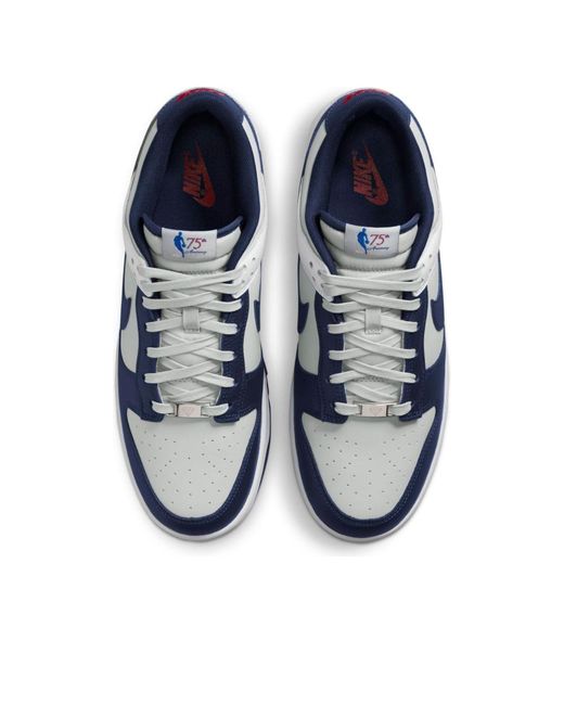 Nike Blue X Nba Dunk Low Emb '75Th Anniversary for men