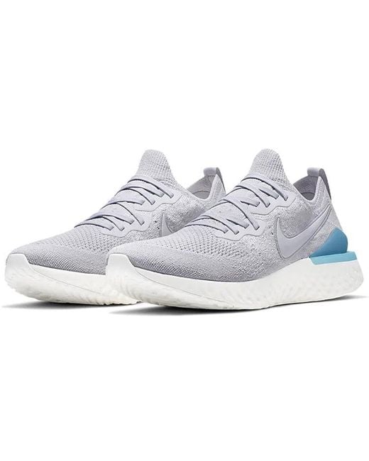 Nike White Epic React Flyknit 2 'Vast Lagoon' for men