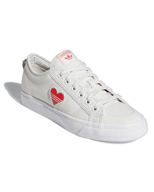 Adidas White (Wmns) Nizza Trefoil