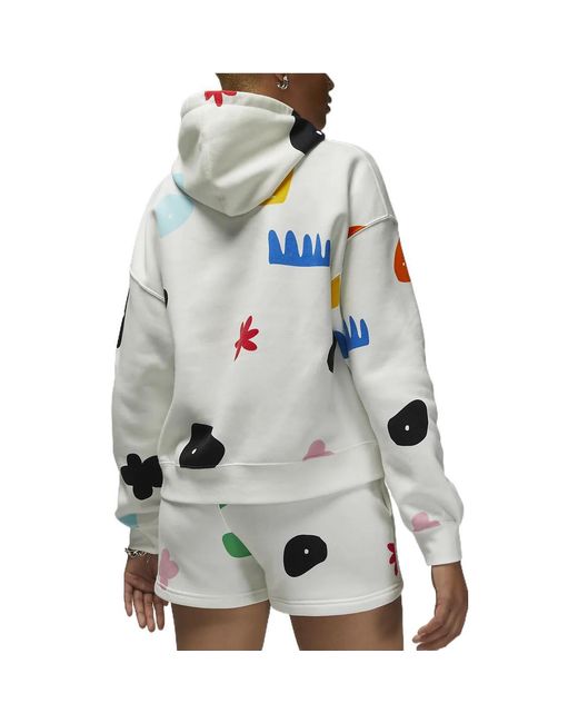 Nike Gray (Wmns) Artist Series By Mia Lee Fleece Hoodie