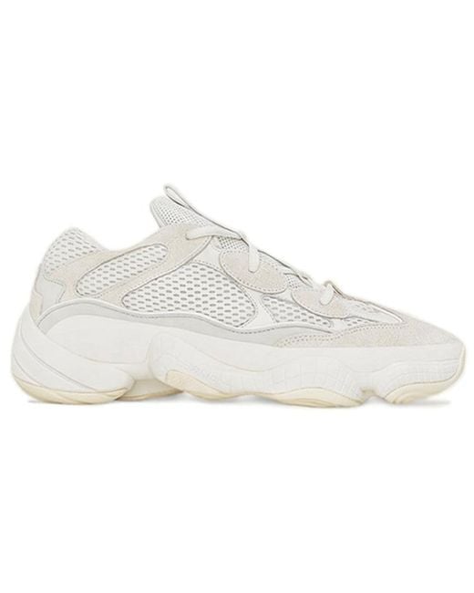 Adidas White Yeezy 500 'Bone' for men