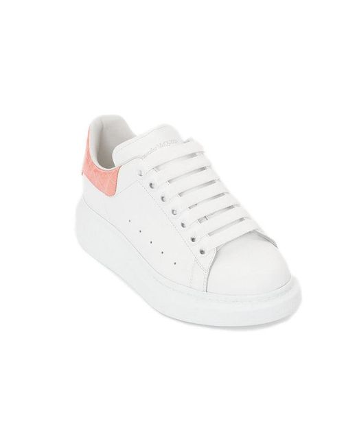 McQueen White (Wmns) Oversized Sneaker Pastel Crocodile'