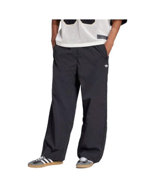Adidas Gray Adilenium Season 3 Oversized Superstar Track Pants for men