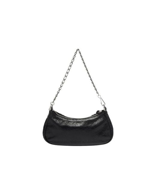 Balenciaga Black Le Cagole Zipped Mini Shoulder Bag