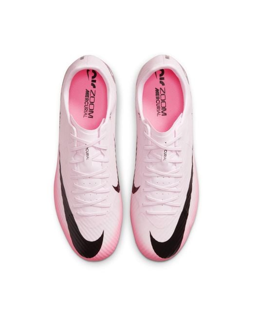 Nike Pink Zoom Mercurial Vapor 15 Academy Hg Low Foam' for men