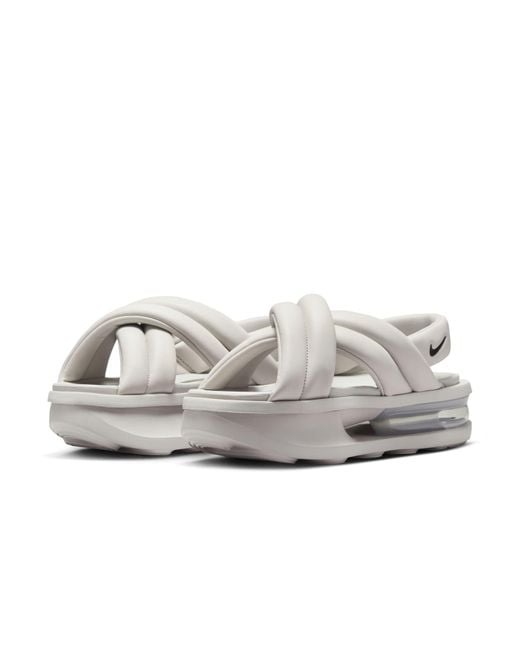 Nike White (Wmns) Air Max Isla Sandals 'Light Iron Ore'