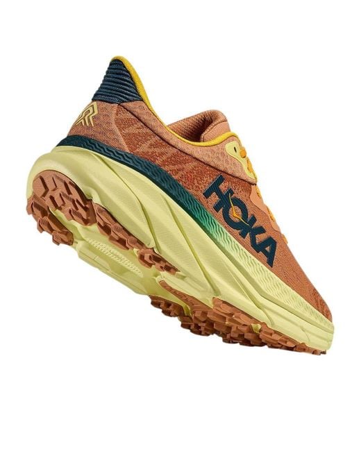 Hoka One One Brown Challenger 7 'Terra Cotta Yuzu' for men