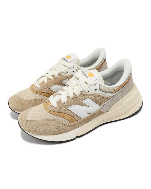 New Balance White 997R 'Dolce Sandstone' for men