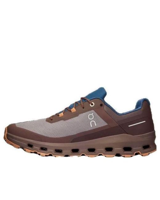 On Shoes Brown Cloudvista Waterproof 'Zinc Grape' for men