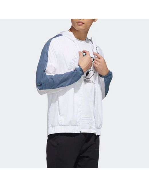 Adidas Blue Neo Brlv Wb 1 Sports Jacket for men