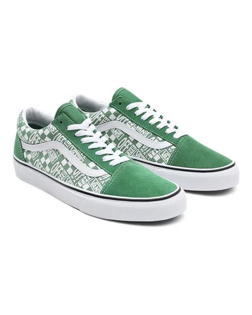 Vans Green Old Skool 'Off The Wall for men