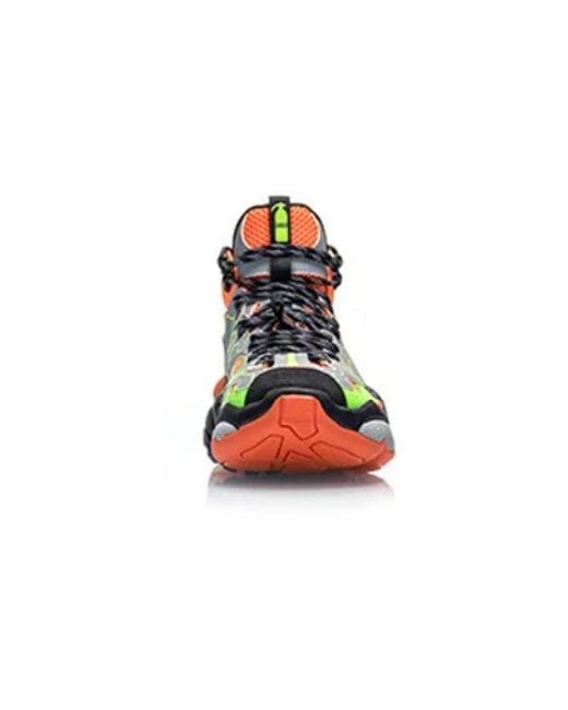 Li-ning Orange Reburn Ace Mid New York Fashion Week for men