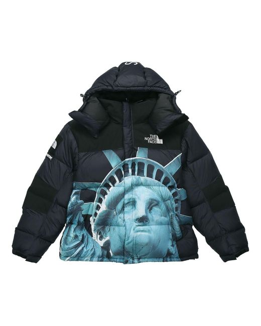Supreme Blue X The North Face Statue Of Liberty Mountain Jacket for men