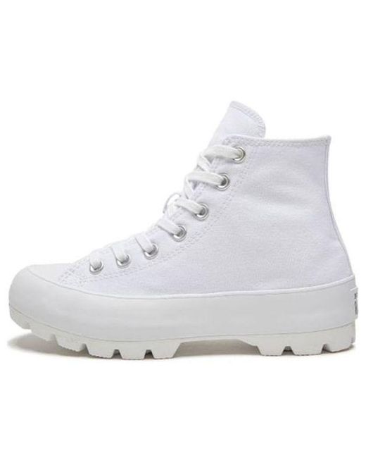 Converse White (Wmns) Chuck Taylor All Star High Lugged