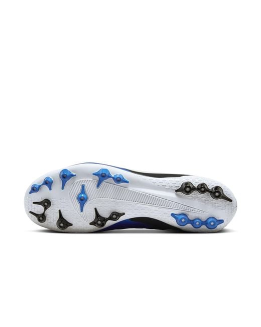 Nike Blue Tiempo Legend 10 Academy Artificial-Grass Low-Top Soccer Cleats for men