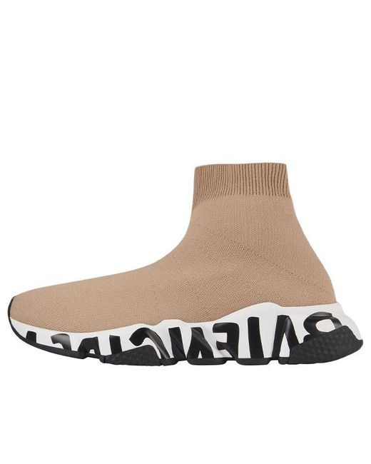 Balenciaga Brown (Wmns) Speed Trainer 'Midsole Graffiti