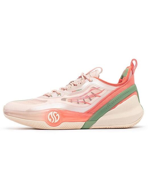 361 Degrees Pink Ag3 Pro Low Aaron Gordon 'Peach Blossom' for men