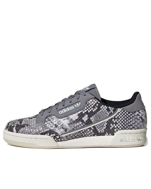 Adidas Gray Continental 80 Snakeskin' for men