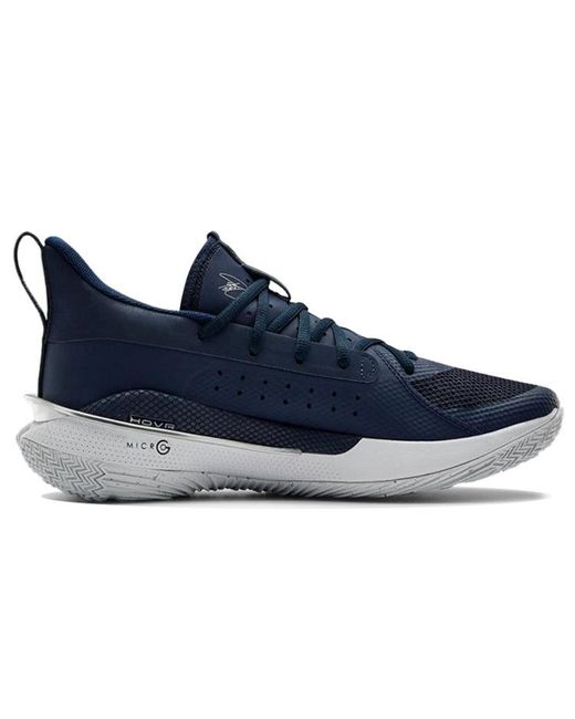 Under Armour Blue Curry 7 Team 'Academy' for men