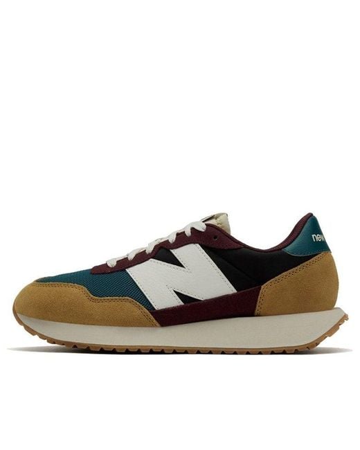 New Balance Black 237 'Workwear Burgundy' for men
