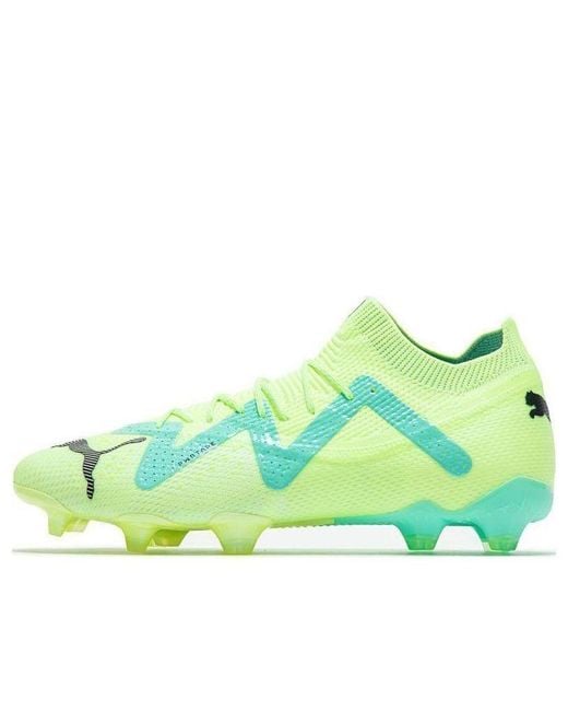 PUMA Green Future Ultimate Fg Ag 'Electric Peppermint Fast' for men
